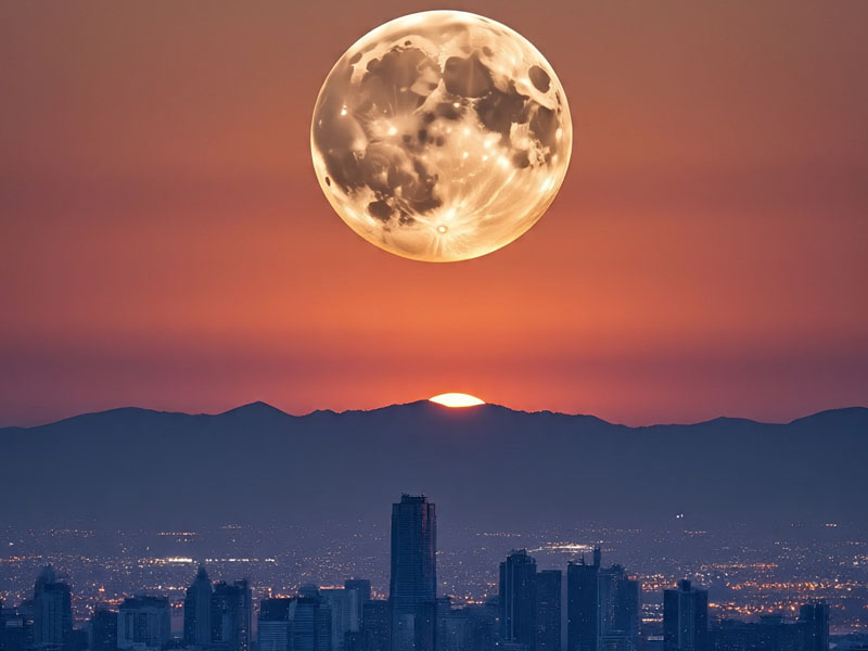 Bulan dan Langit Misterius